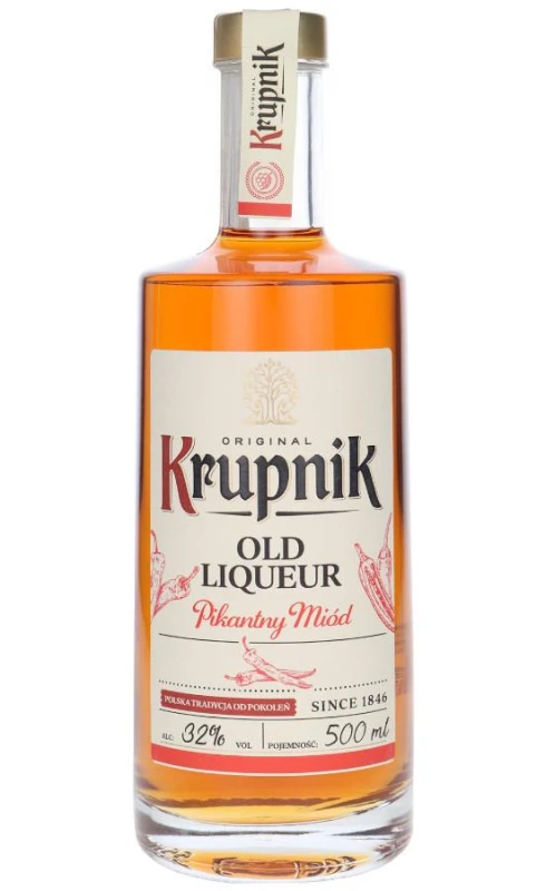 LIKIER KRUPNIK OLD PIKANTNY MIÓD 0,5L