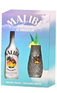 LIKIER MALIBU KARTON + SZKLANKA 0,7L
