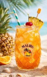 LIKIER MALIBU KARTON + SZKLANKA 0,7L