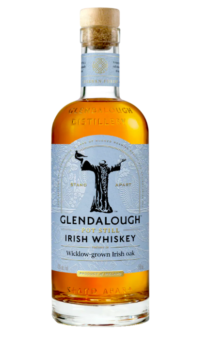 Wyjątkowa irlandzka whiskey Glendalough Pot Still Irish Oak  0,7L
