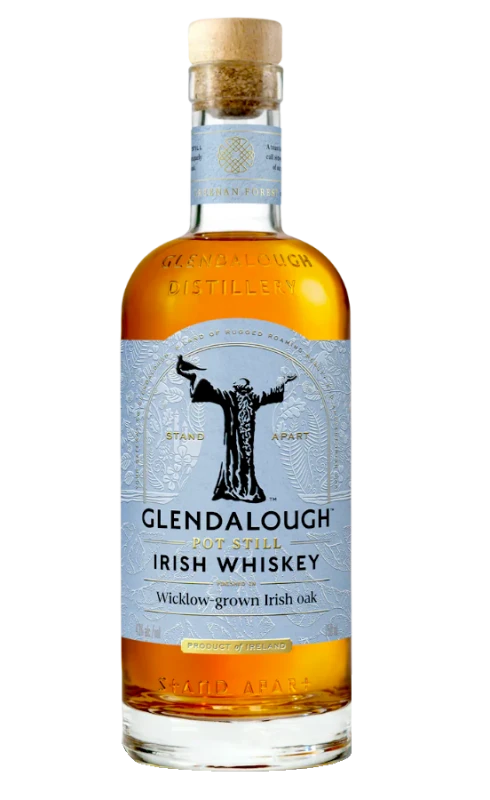 Wyjątkowa irlandzka whiskey Glendalough Pot Still Irish Oak  0,7L
