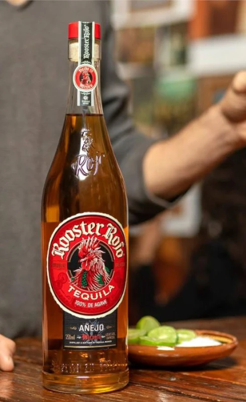 TEQUILA ROOSTER ROJO ANEJO SMOKED 0,7L