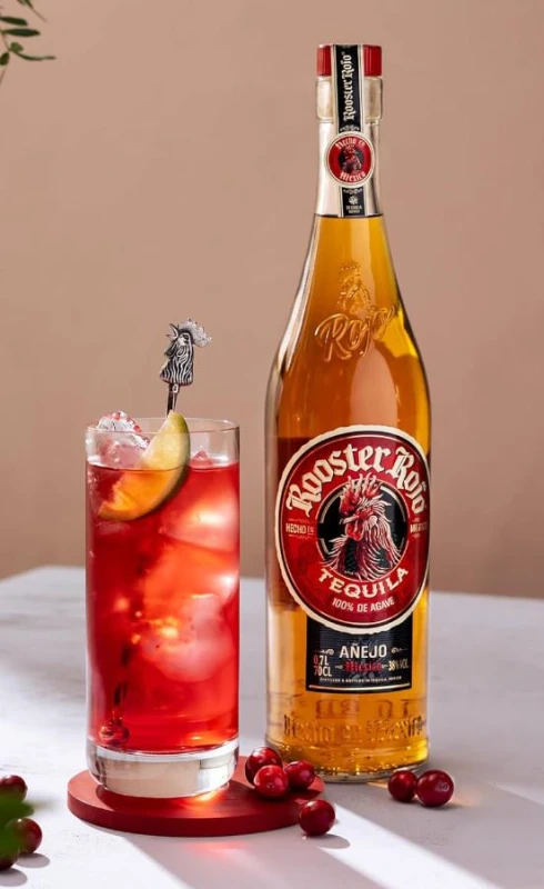 TEQUILA ROOSTER ROJO ANEJO SMOKED 0,7L