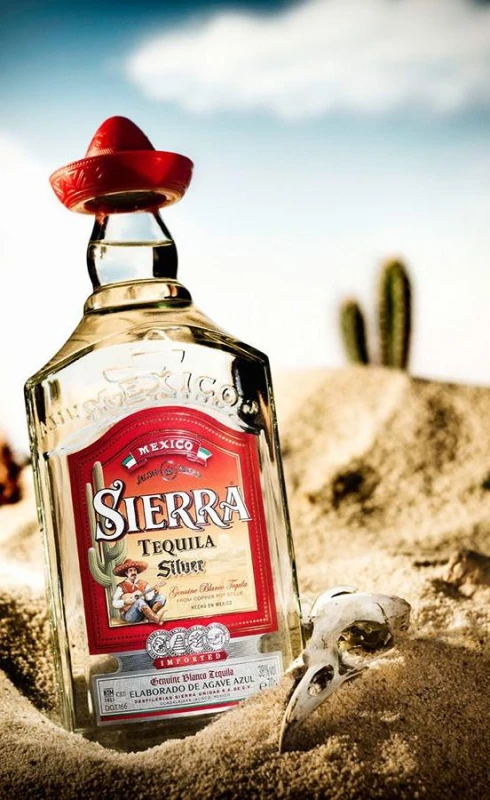 TEQUILA SIERRA SILVER 0,7L 38%