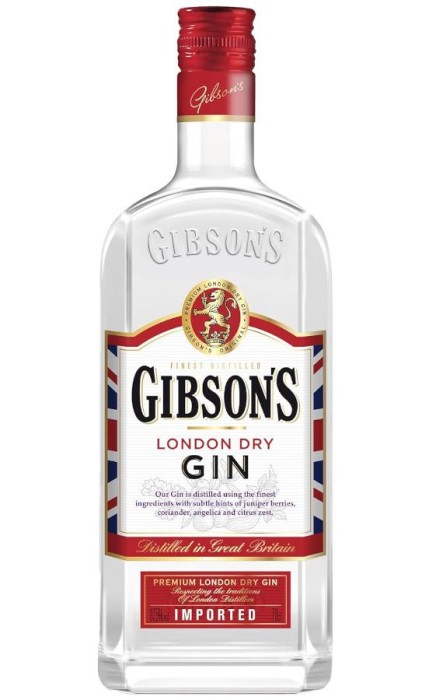 GIN GIBSONS LONDON DRY 0,05L