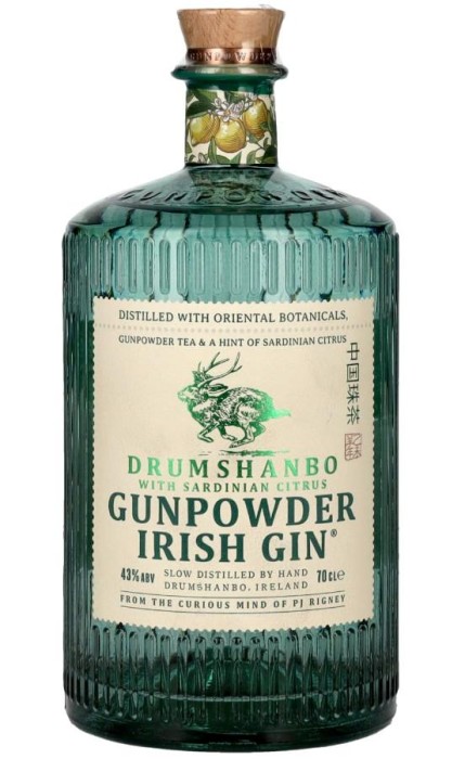 GIN DRUMSHANBO GUNPOWDER IRISH SARDINIAN CITRUS 0,7L