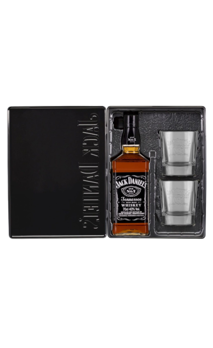 Zestaw Prezentowy Whiskey Amerykańskie Tennessee Jack Daniel's 0,7L