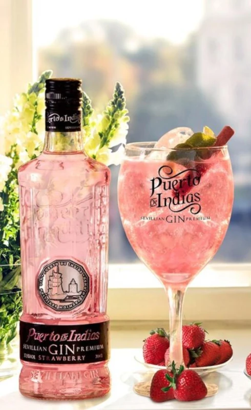 GIN PUERTO DE INDIAS STRAWBERRY 0,7L