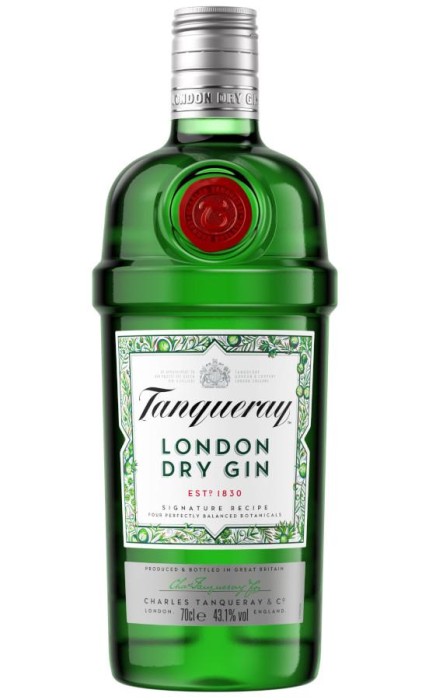 GIN TANQUERAY LONDON DRY 0,7L 43,1% + KIELISZEK