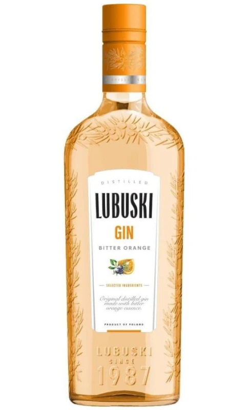 GIN LUBUSKI BITTER ORANGE 0,5L 37,5%