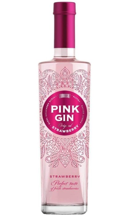 GIN LUBUSKI PINK STRAWBERRY 0,5L 37,5%