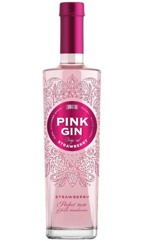 GIN LUBUSKI PINK STRAWBERRY 0,5L 37,5%