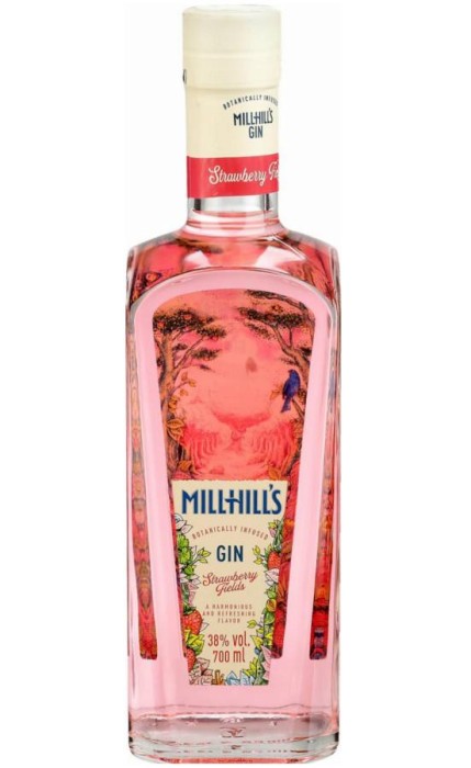 GIN MILLHILLS STRAWBERRY 0,7L 38%