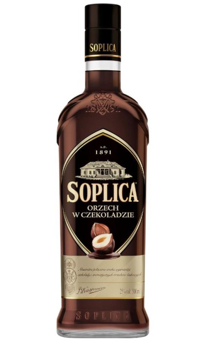 WÓDKA SOPLICA ORZECH W CZEKOLADZIE 0,5L 25%