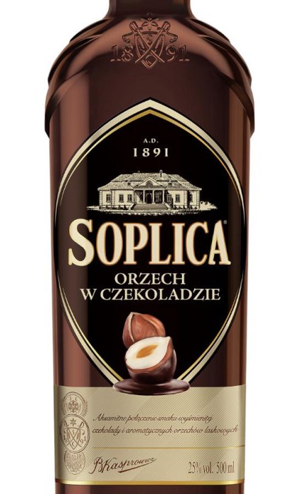 WÓDKA SOPLICA ORZECH W CZEKOLADZIE 0,5L 25%