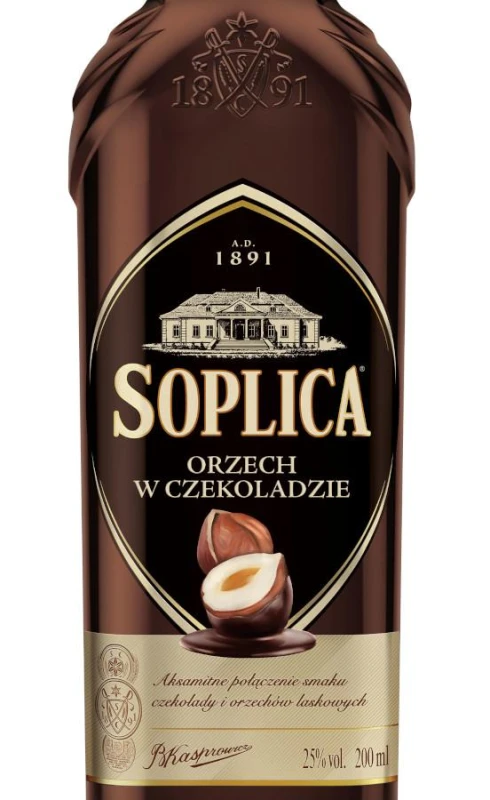 WÓDKA SOPLICA ORZECH W CZEKOLADZIE 0,2L 25%