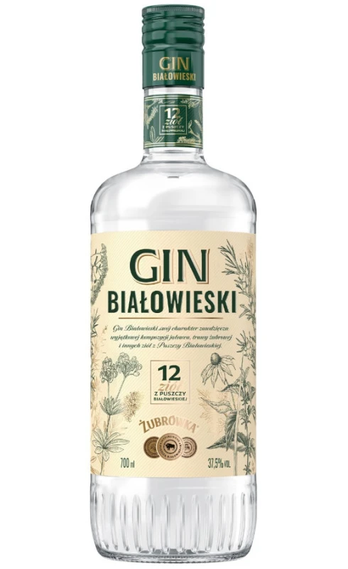 GIN ŻUBRÓWKA BIAŁOWIESKI 0,7L 37,5%