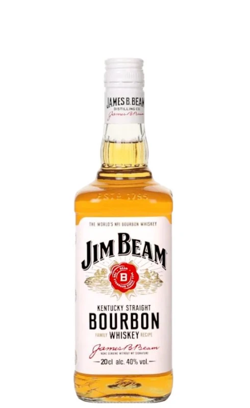 BOURBON JIM BEAM WHITE LABEL 200ml