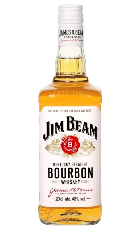 BOURBON JIM BEAM WHITE LABEL 200ml