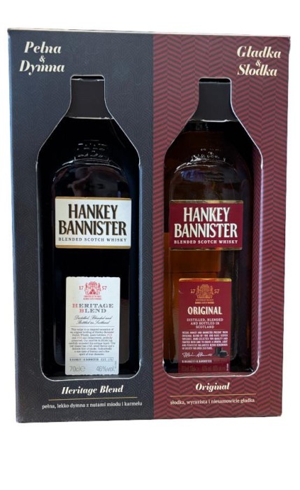 WHISKY HANKEY BANNISTER ZESTAW 2x 0,7L