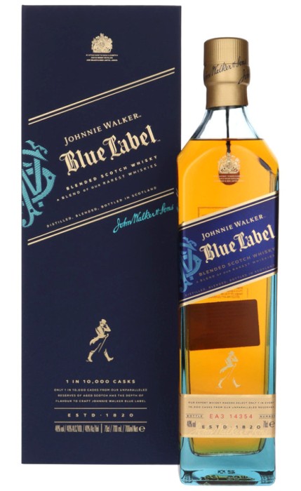WHISKY JOHNNIE WALKER BLUE LABEL 0,7L 43%