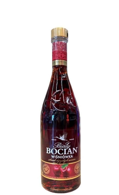 WÓDKA BIAŁY BOCIAN WIŚNIÓWKA 0,2L 30%