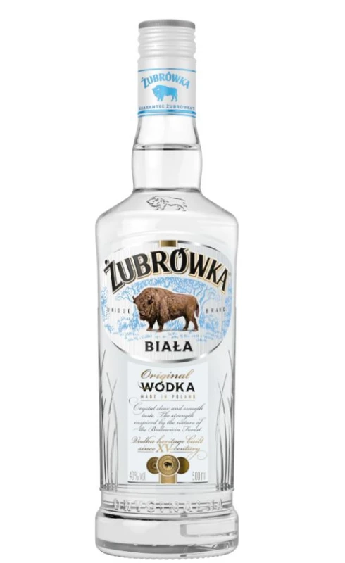 WÓDKA ŻUBRÓWKA CZYSTA 0,5L 40%