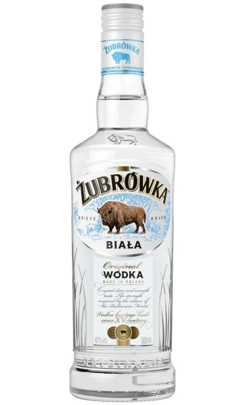 WÓDKA ŻUBRÓWKA CZYSTA 0,5L 40%