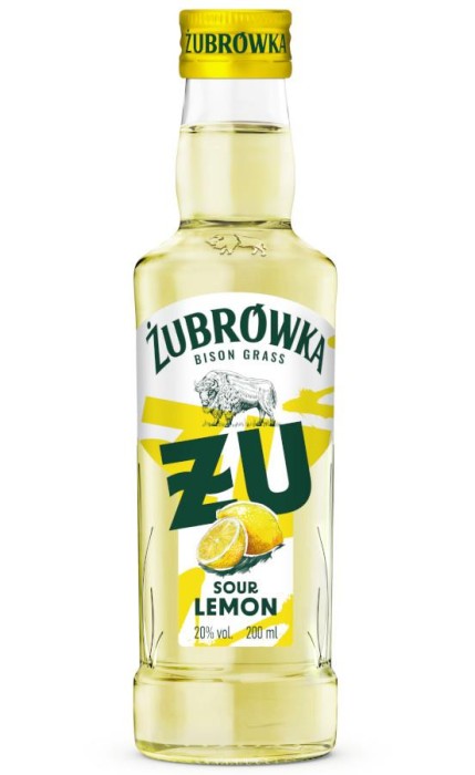 WÓDKA ŻUBRÓWKA ŻU KWAŚNA CYTRYNA 0,2L