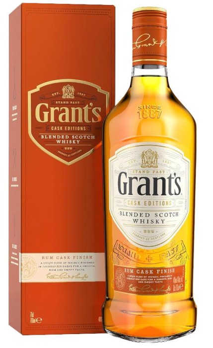 WHISKY GRANTS RUM CASK 0,7L 40%