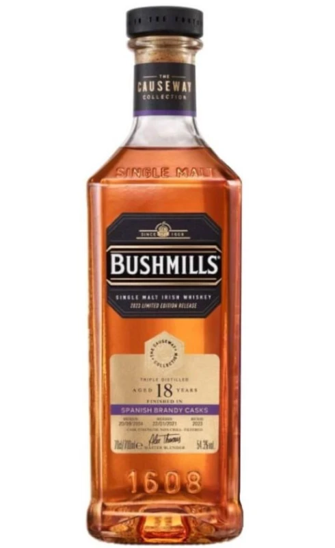 WHISKEY BUSHMILLS SPANISH 18YO 0,7L 40%