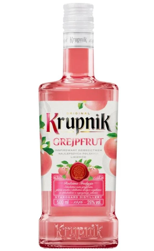 WÓDKA KRUPNIK GREJPFRUTOWY 0,5L 26%