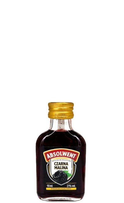 WÓDKA ABSOLWENT CZARNA MALINA 0,2L 21%