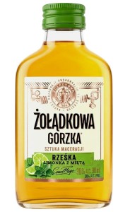 WÓDKA ŻOŁĄDKOWA RZEŚKA LIMONKA-MIĘTA 0,09L