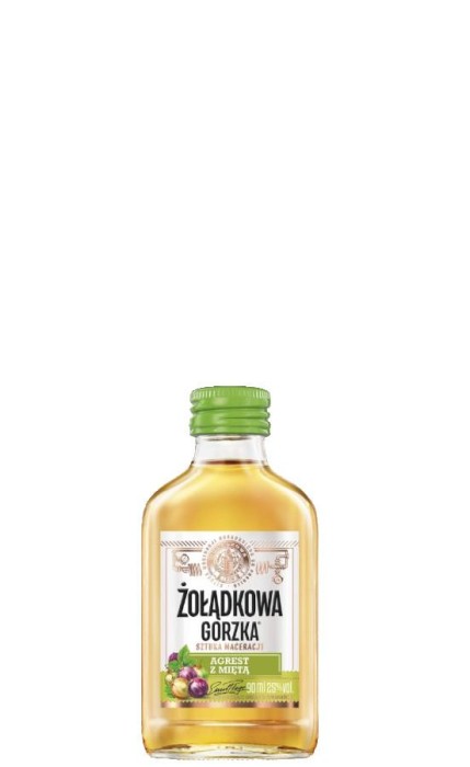 WÓDKA ŻOŁĄDKOWA AGREST MIĘTA 0,09L 25%