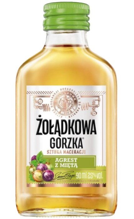 WÓDKA ŻOŁĄDKOWA AGREST MIĘTA 0,09L 25%
