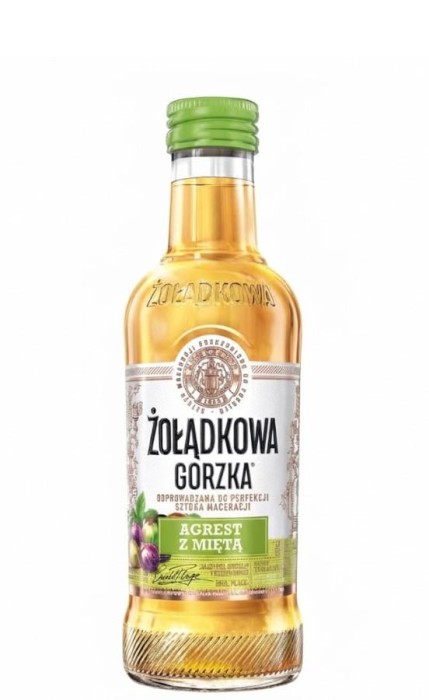 WÓDKA ŻOŁĄDKOWA AGREST MIĘTA 0,2L 25%