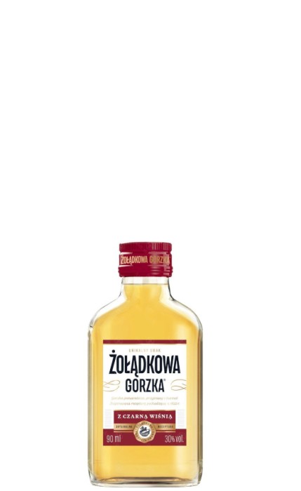 WÓDKA ŻOŁĄDKOWA CZARNA WIŚNIA 0,09L 30%