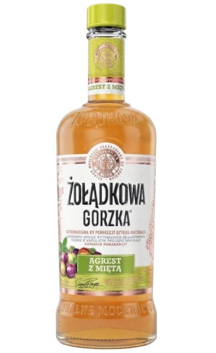WÓDKA ŻOŁĄDKOWA GORZKA AGREST MIĘTA 0,5L 25%