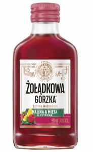 WÓDKA ŻOŁĄDKOWA GORZKA MALINA-MIĘTA 0,09L