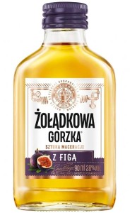 WÓDKA ŻOŁĄDKOWA GORZKA Z FIGĄ 0,09L 30%