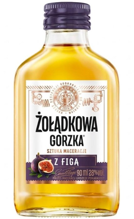 WÓDKA ŻOŁĄDKOWA GORZKA Z FIGĄ 0,09L 30%