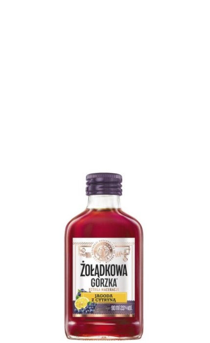 WÓDKA ŻOŁĄDKOWA JAGODA CYTRYNA 0,09L 25%