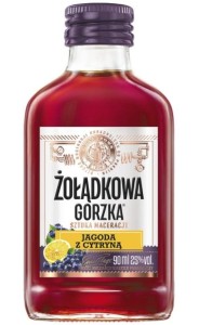 WÓDKA ŻOŁĄDKOWA JAGODA CYTRYNA 0,09L 25%