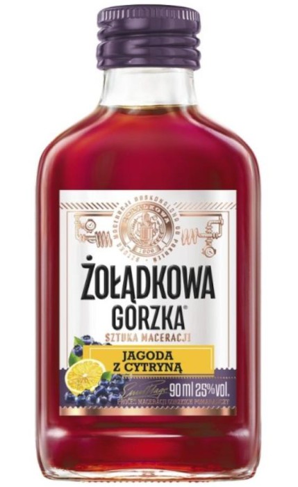 WÓDKA ŻOŁĄDKOWA JAGODA CYTRYNA 0,09L 25%