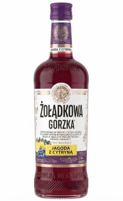 WÓDKA ŻOŁĄDKOWA JAGODA CYTRYNA 0,5L 25%