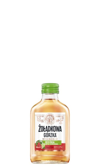 WÓDKA ŻOŁĄDKOWA RZEŚKA ARBUZ-LIMONKA 0,09L