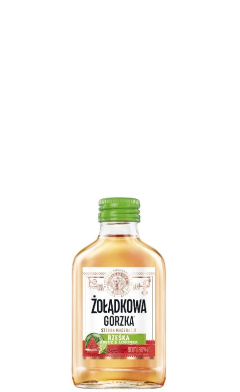 WÓDKA ŻOŁĄDKOWA RZEŚKA ARBUZ-LIMONKA 0,09L