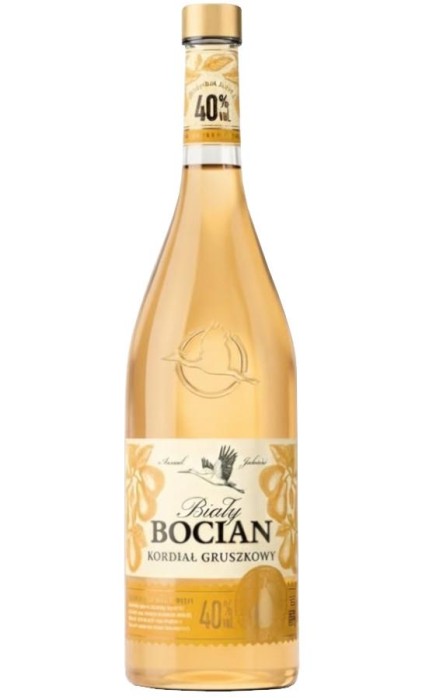 WÓDKA BIAŁY BOCIAN KORDIAŁ GRUSZKA 0,5L