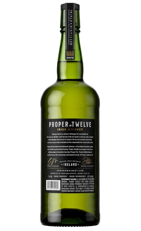 Irlandzkie Whiskey Connor McGregor The Proper Twelve 700ml 40%